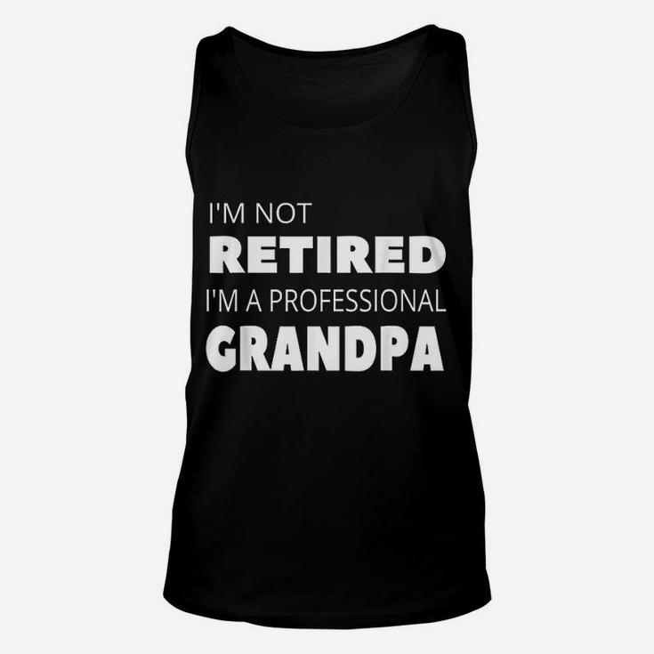 Funny Retirement Gifts For Grandpa Grandfather Men Coworker Unisex Tank Top