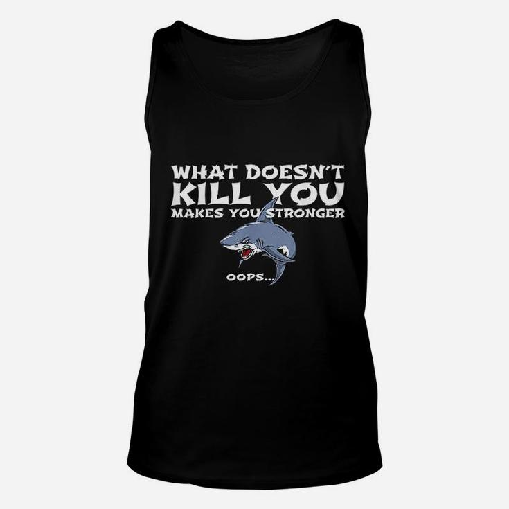Funny Scuba Diving What Doesnt Kill You Oops Unisex Tank Top