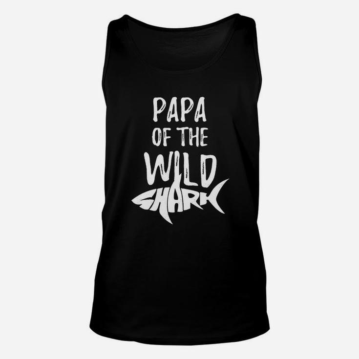 Funny Sharks Gifts For Papa, dad birthday gifts Unisex Tank Top