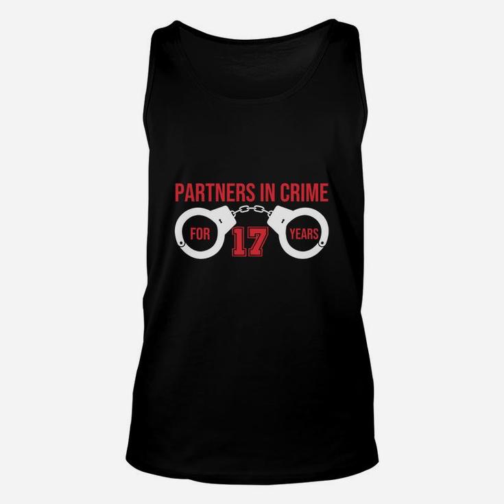 Funny T-shirt For 17th Wedding Anniversary Gift For Husband Wife Unisex Tank Top
