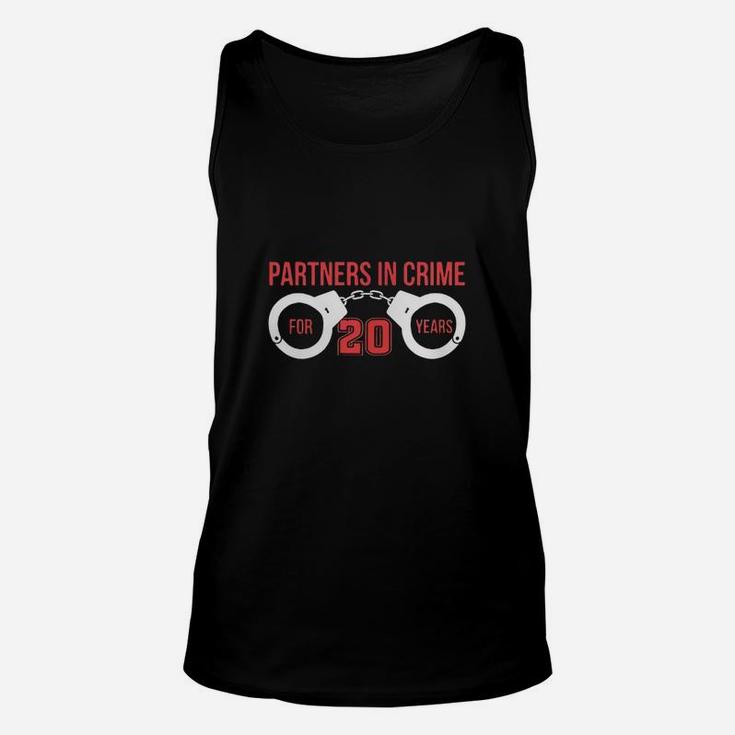 Funny T-shirt For 20th Wedding Anniversary Gift For Husband Wife Unisex Tank Top