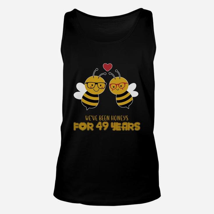 Funny T Shirts For 49 Years Wedding Anniversary Couple Gifts For Wedding Anniversary Unisex Tank Top