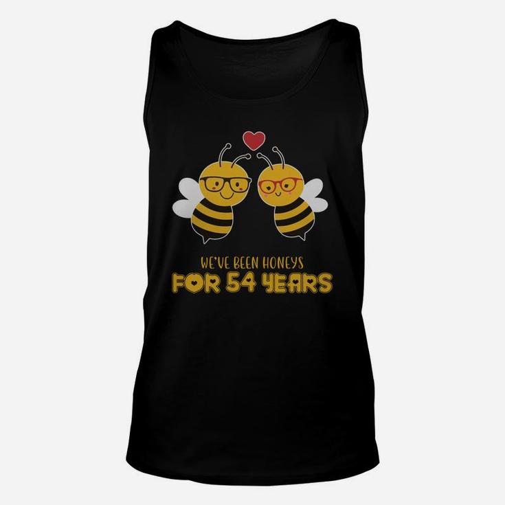 Funny T Shirts For 54 Years Wedding Anniversary Couple Gifts For Wedding Anniversary Unisex Tank Top