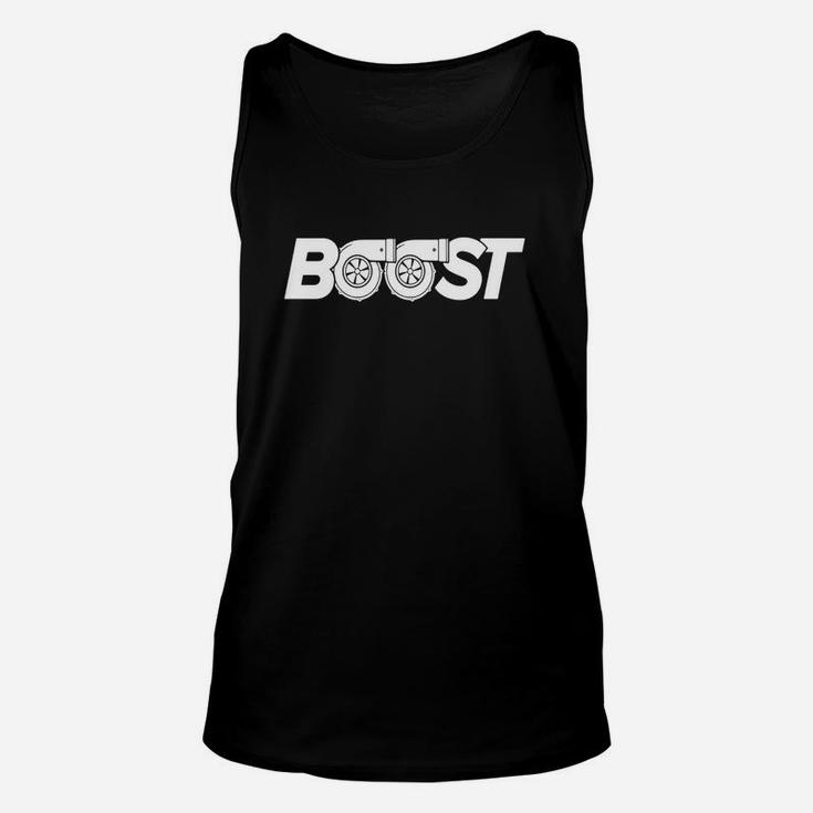 Funny Turbo Boost For Car Enthusiasts And Mechanics Unisex Tank Top