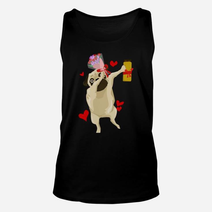 Funny Valentines Day Gifts For Him Dog Valentines Day Unisex Tank Top