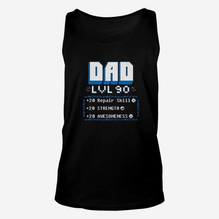 Funny Video Game Dad Shirt Daddy Gift Father Gamer Unisex Tank Top