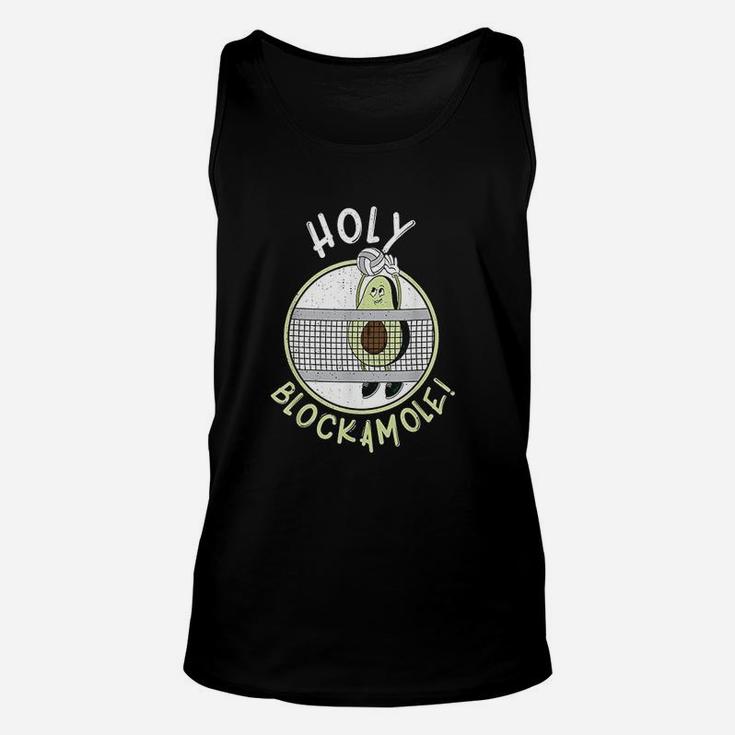 Funny Volleyball Block Training Design For An Avocado Lover Unisex Tank Top