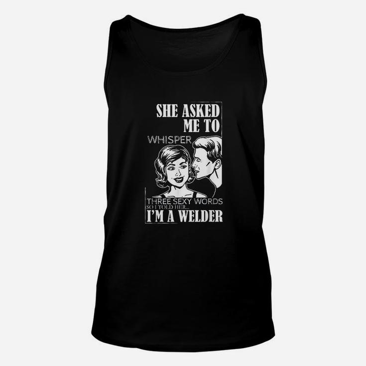 Funny Welder For Welding Dads, dad birthday gifts Unisex Tank Top