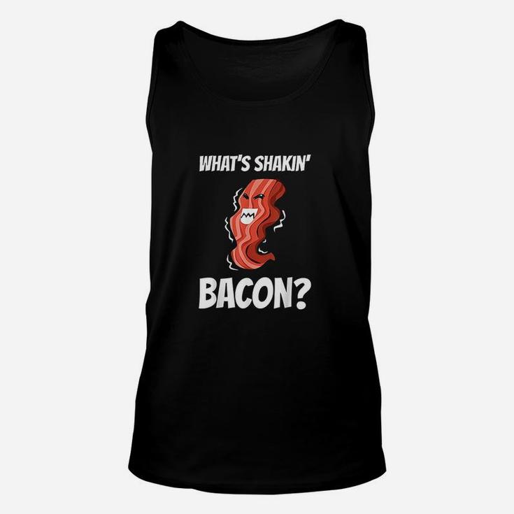 Funny Whats Shakin Bacon Gift For Men Women Meat Eater Bbq Unisex Tank Top