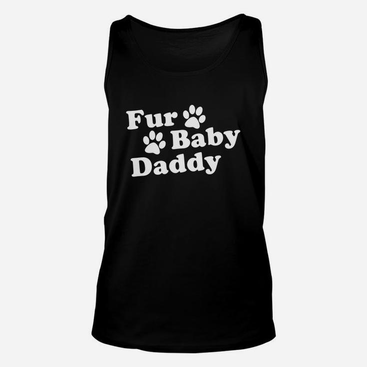 Fur Baby Daddy Dog Paws, dad birthday gifts Unisex Tank Top