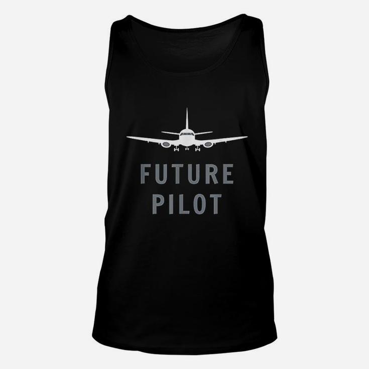 Future Pilot Airplane Pilot Aviation Gift Unisex Tank Top