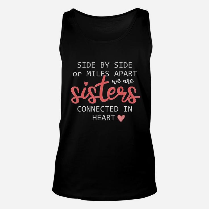 Galentines Day Girl Friend Love Sister Miles Apart Unisex Tank Top