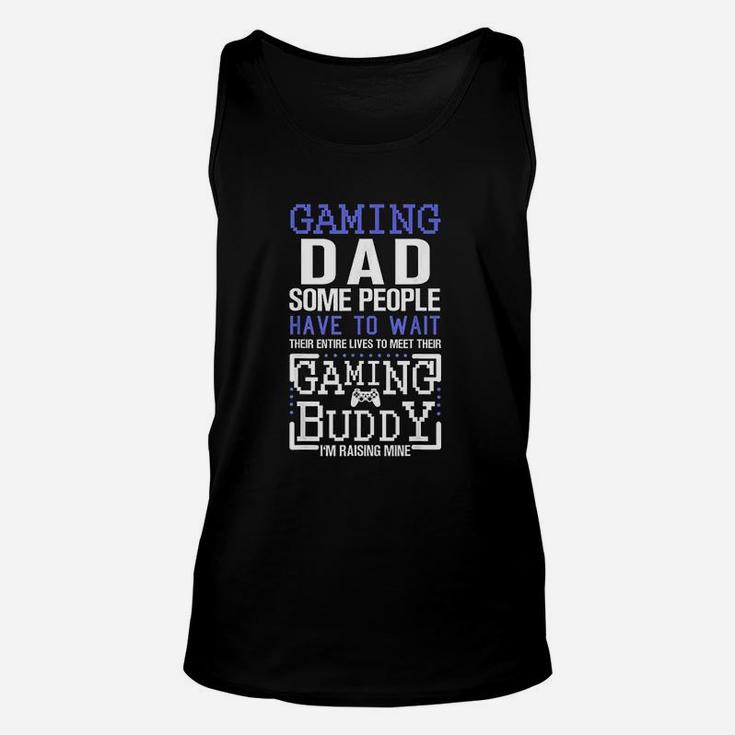 Gaming Dad Funny Father Kid Matching Unisex Tank Top