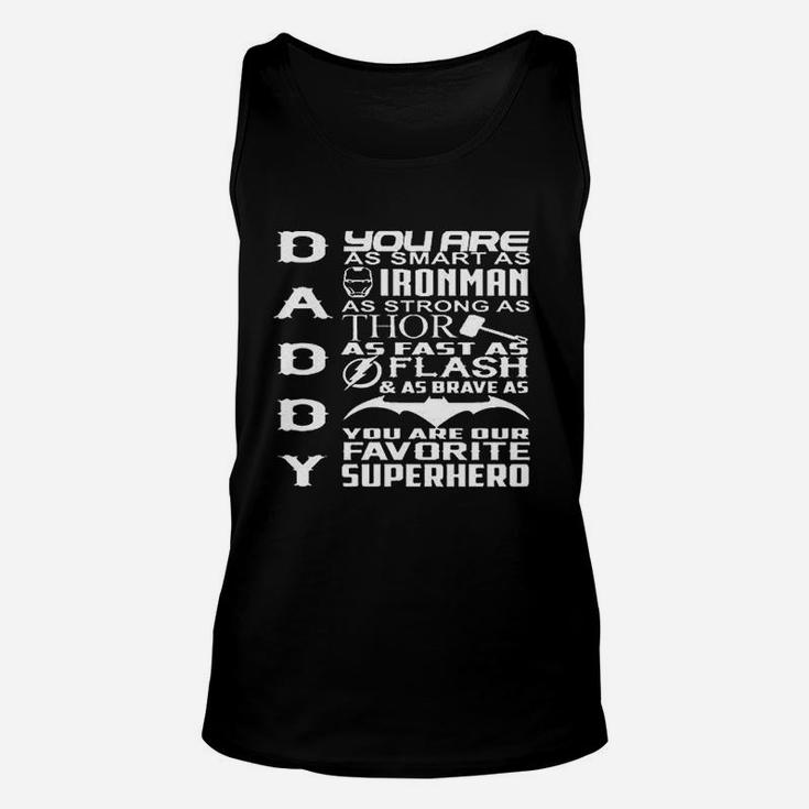Gawx Daddy Superhero, best christmas gifts for dad Unisex Tank Top