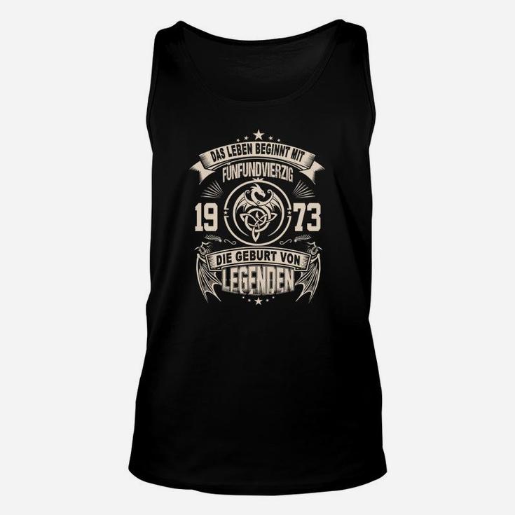 Geburt von Legenden 1973 Vintage Unisex TankTop, Retro Geburtstags-Unisex TankTop