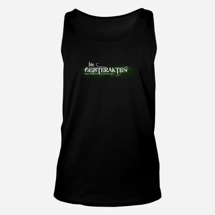 Geisterjäger-Logo Schwarzes Unisex TankTop, Design für Paranormale Fans