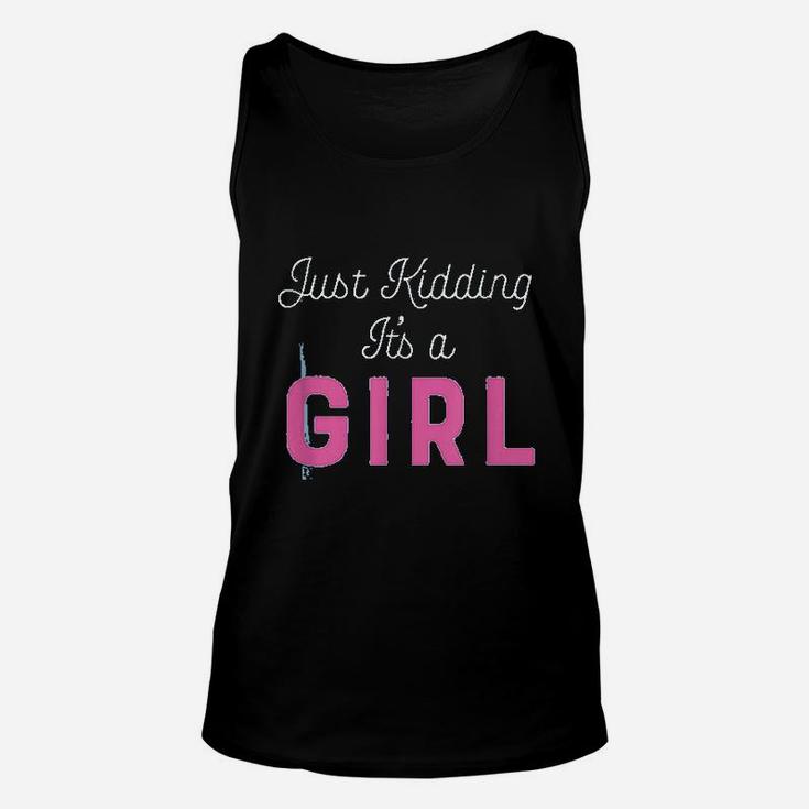 Gender Reveal Party Its A Girl Baby Shower Unisex Tank Top