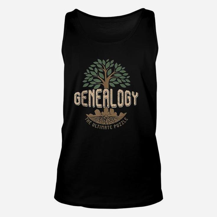 Genealogist Family Historian Genealogy The Ultimate Puzzle Unisex Tank Top