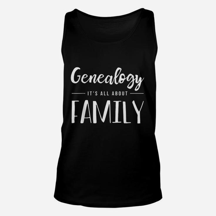 Genealogy Family Tree Genealogist Ancestry Ancestor Gift Unisex Tank Top