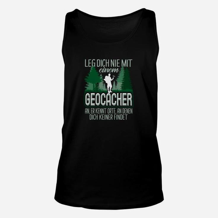 Geocacher Unisex TankTop: Kennt Orte, Einzigartiger Spruch für Abenteurer