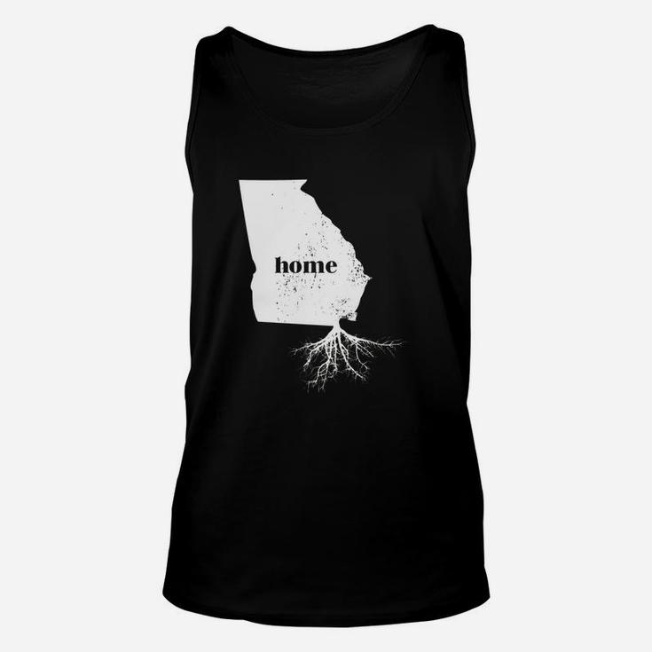 Georgia Home Roots State Map Unisex Tank Top