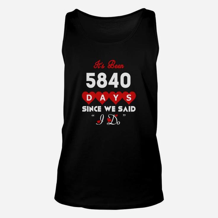 Gift For 16th Wedding Anniversary Husband And Wife Shirt Unisex Tank Top