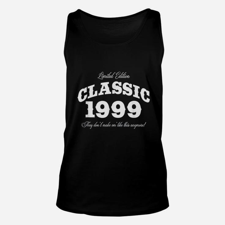 Gift For 23 Years Old Vintage Classic Car 1999 23rd Birthday  Unisex Tank Top