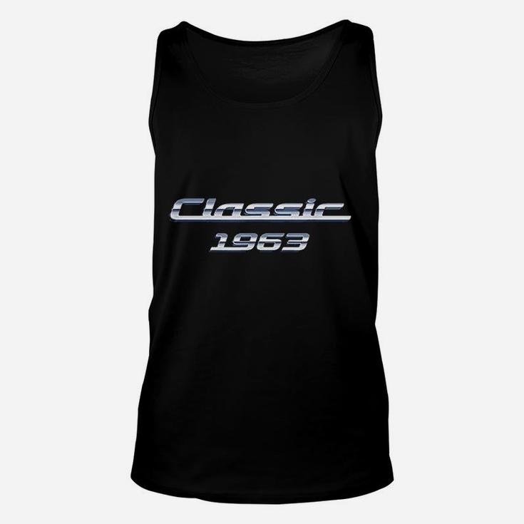 Gift For 59 Years Old Vintage Classic Car 1963 59th Birthday  Unisex Tank Top