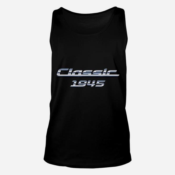 Gift For 77 Years Old Vintage Classic Car 1945 77th Birthday Unisex Tank Top