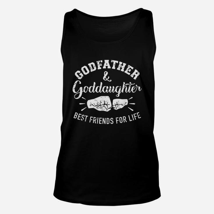 Godfather And Goddaughter Friends For Life Unisex Tank Top
