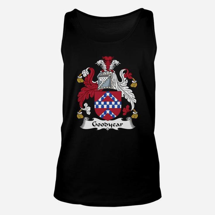 Goodyear Family Crest Coat Of Arms British Family Crests Unisex Tank Top