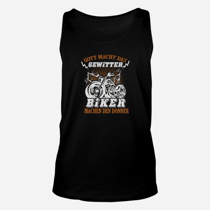 Gott Macht Das Gewitter Biker Machen Den Donner Tee TankTop