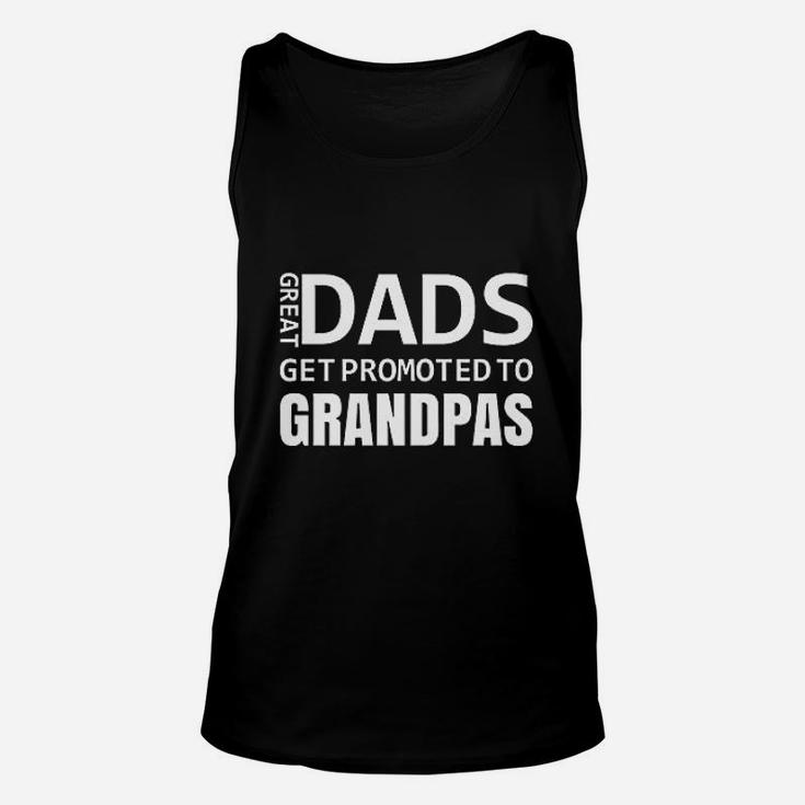 Great Dads Get Promoted To Grandpas Baby Unisex Tank Top