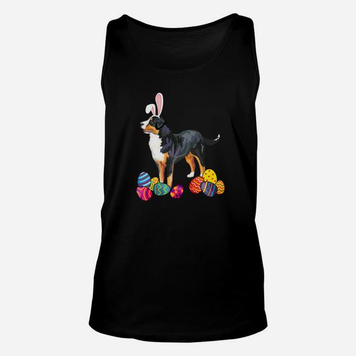 Greater Swiss Mountain Dog Bunny Ear With Egg Easter Easter Unisex Tank Top