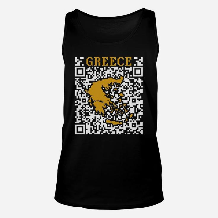 Greece Qr Code Proud Shirts Unisex Tank Top