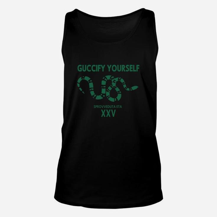 Guccify Snack Yourself Unisex Tank Top | Seseable UK