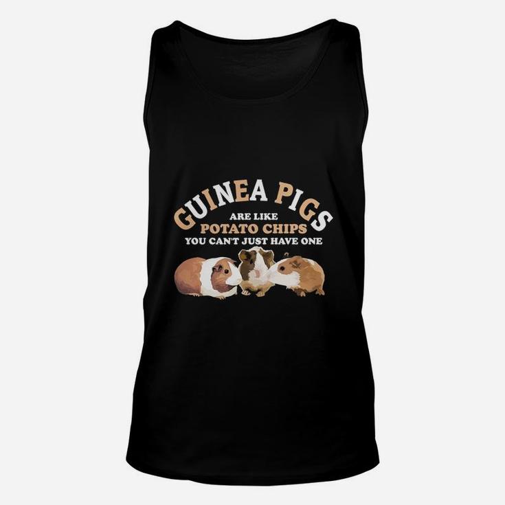 Guinea Pigs Are Like Potato Chips Guinea Pig T-shirt Unisex Tank Top