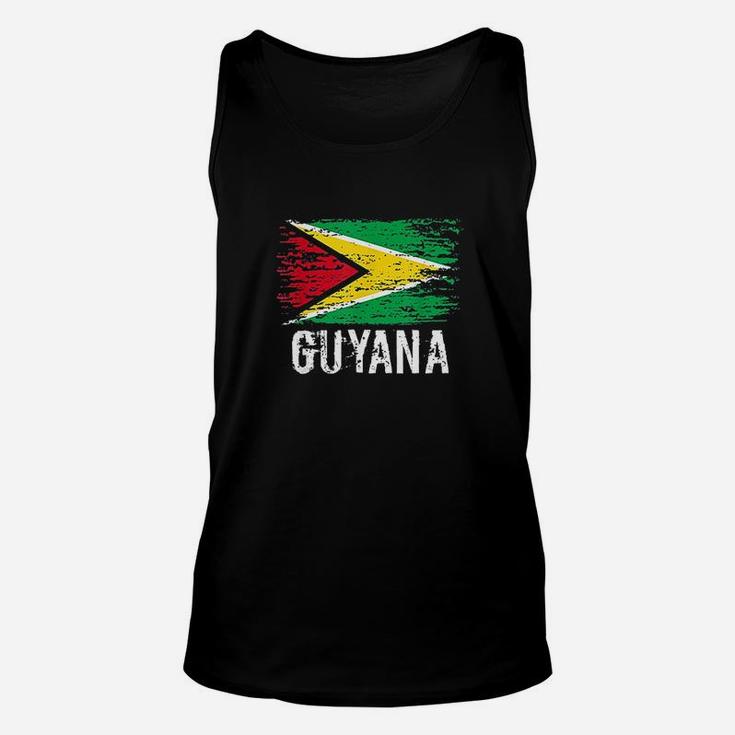 Guyanese Flag Pride Vintage Guyanese Root Gift Guyana Unisex Tank Top