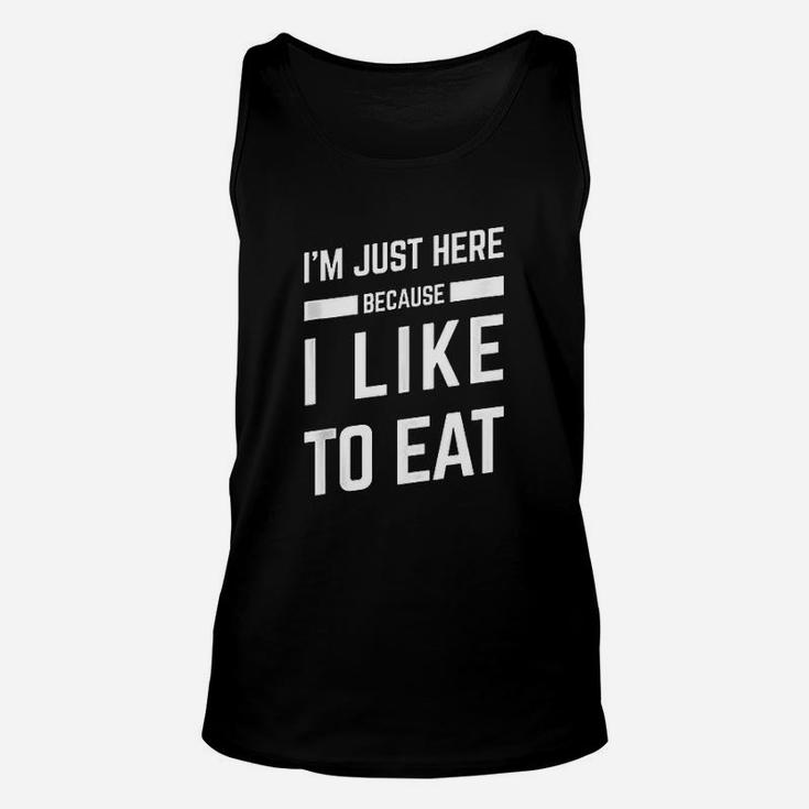 Gym Food Funny Workout Gift For Women Or Men With Saying Unisex Tank Top