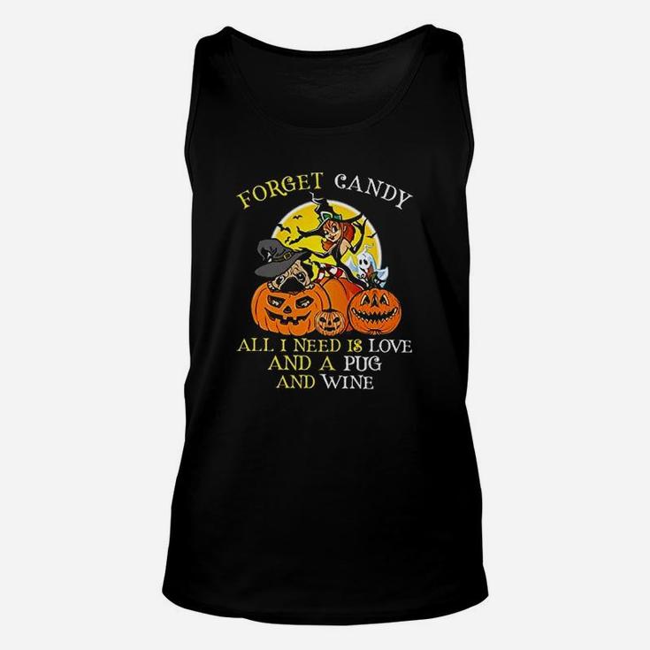 Halloween Pug Lover Funny Quote Unisex Tank Top