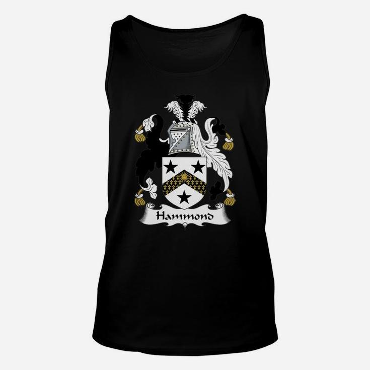 Hammond Family Crest / Coat Of Arms British Family Crests Unisex Tank Top