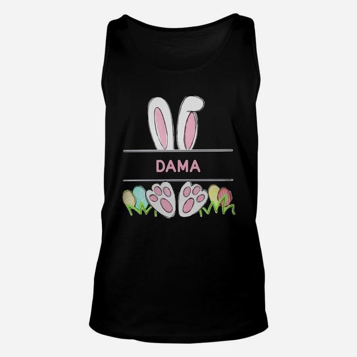Happy Easter Bunny Dama Cute Family Gift For Women Unisex Tank Top