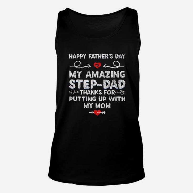 Happy Father Day To My Amazing Step Unisex Tank Top