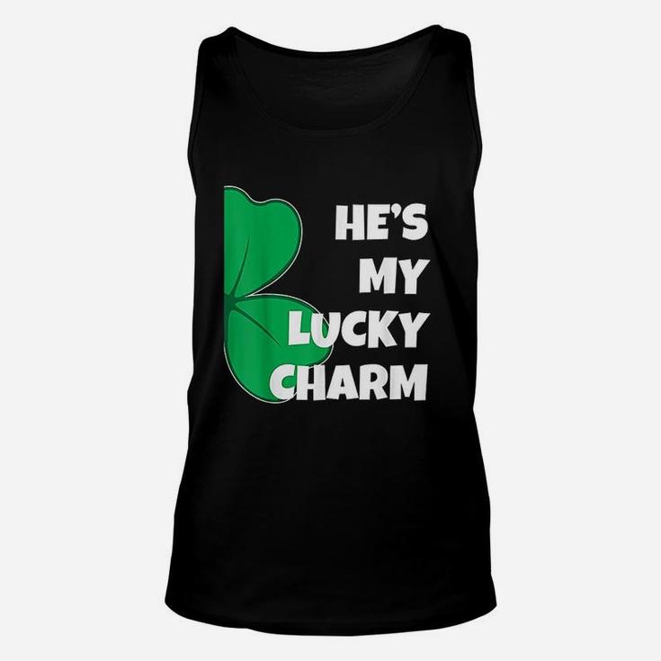 He Is My Lucky Charm Funny St Patricks Day Unisex Tank Top
