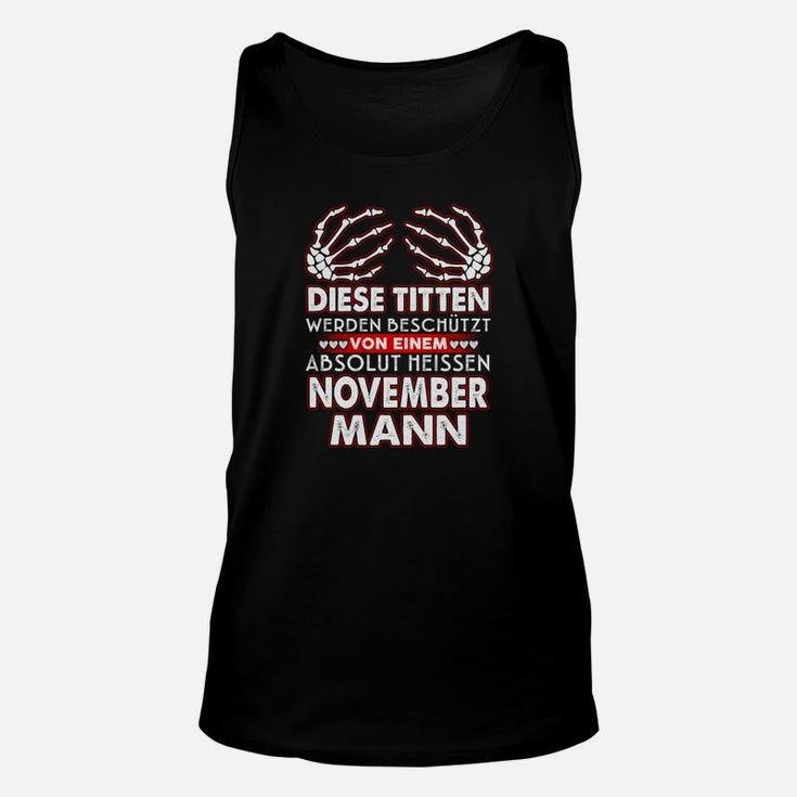 Herren Unisex TankTop mit Spruch für November-Männer, Geburtstagsdesign