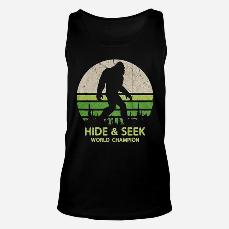 Hide And Seek World Champion Bigfoot Is Real Unisex Tank Top