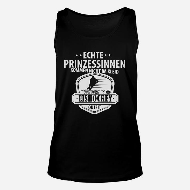 Hockey-Prinzessinnen Damen Unisex TankTop - Eishockey Outfit in Schwarz