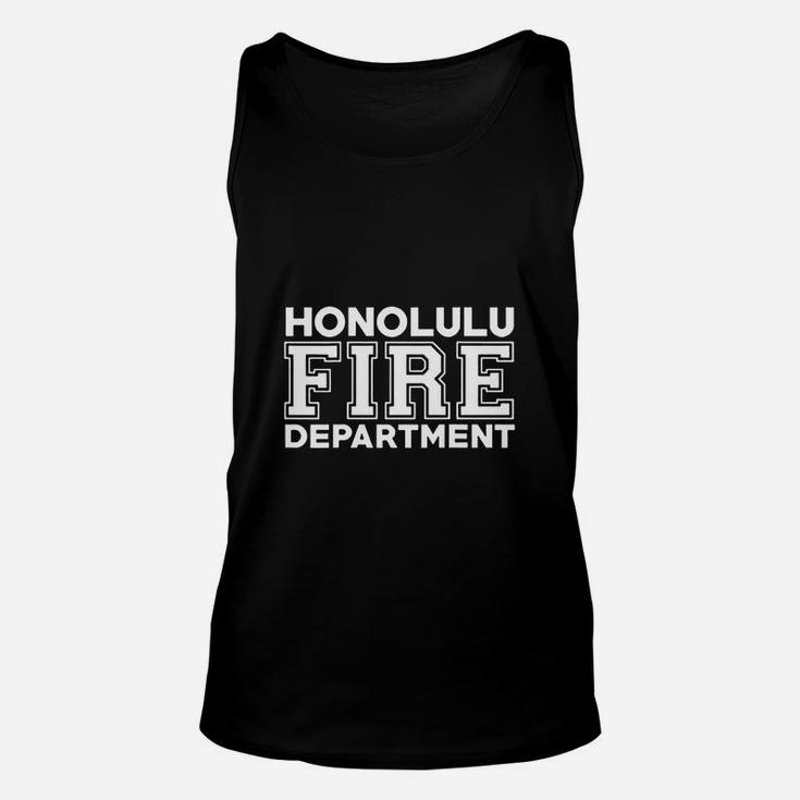 Honolulu Hawaii Fire Department Firefighters Rescue Unisex Tank Top