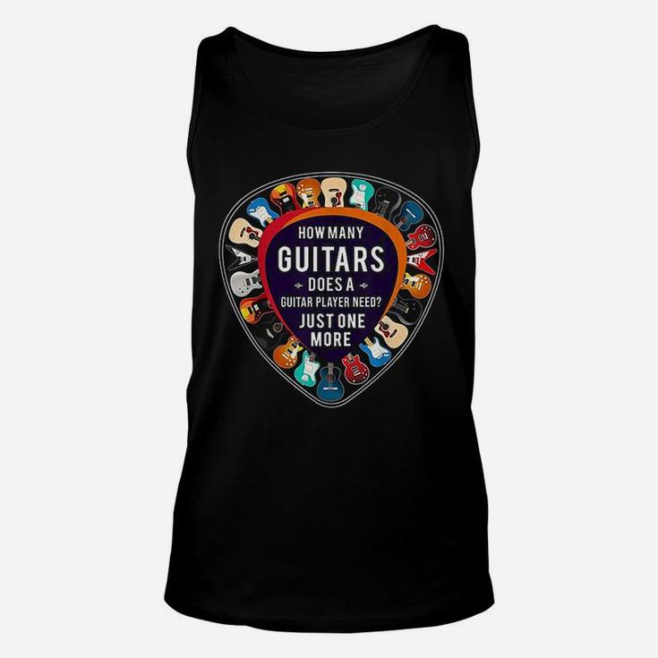 How Many Guitars Does A Guitar Player Need Unisex Tank Top