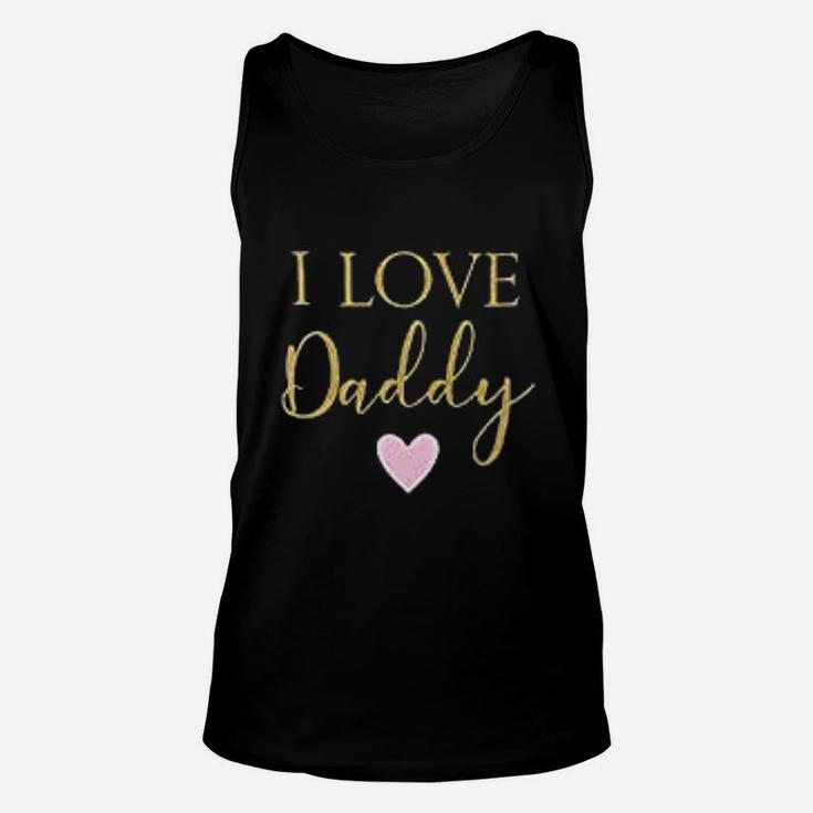 Hudson Baby I Love Daddy, best christmas gifts for dad Unisex Tank Top